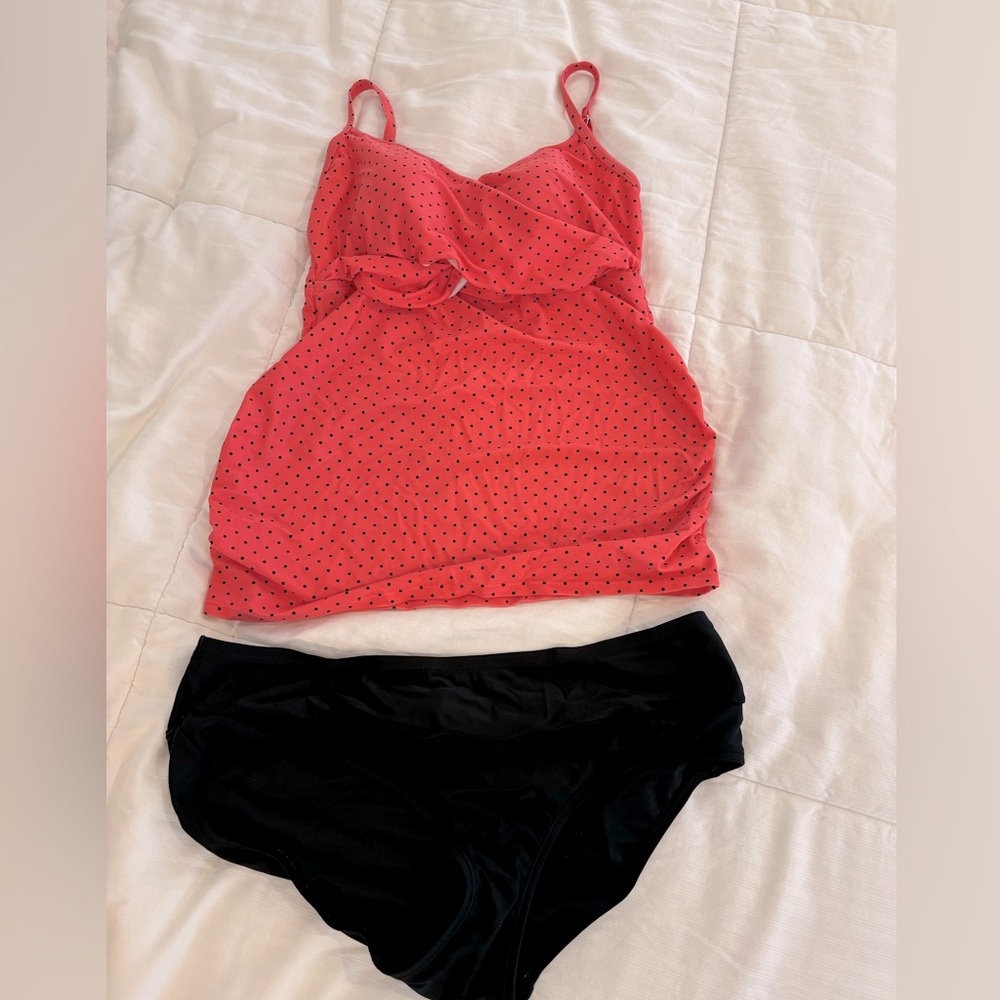 Beach Bump by Motherhood Maternity Tankini Swimsuit